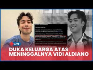 Kabar Wafat Vidi Aldiano Menggema, Indonesia Mengenang Sosok Penuh Semangat